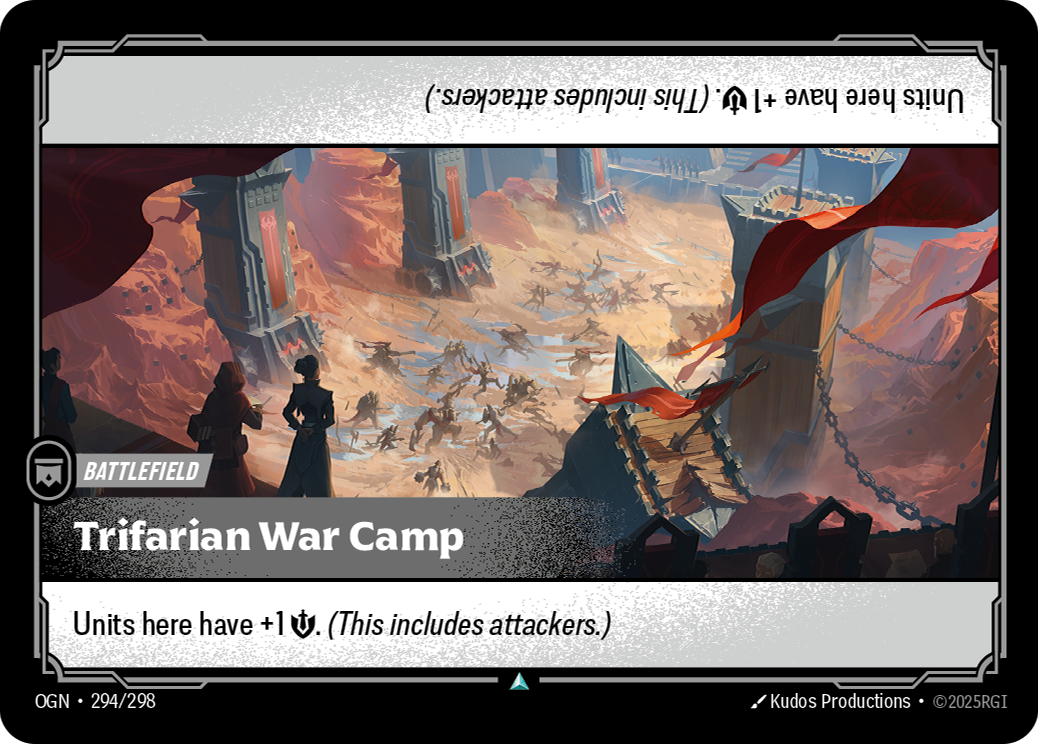 Trifarian War Camp OGN-294/298 Normal Riftbound card