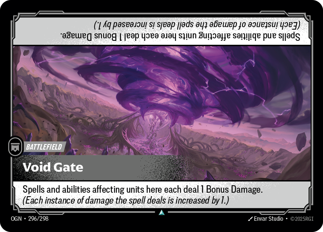 Void Gate OGN-296/298 Normal Riftbound card