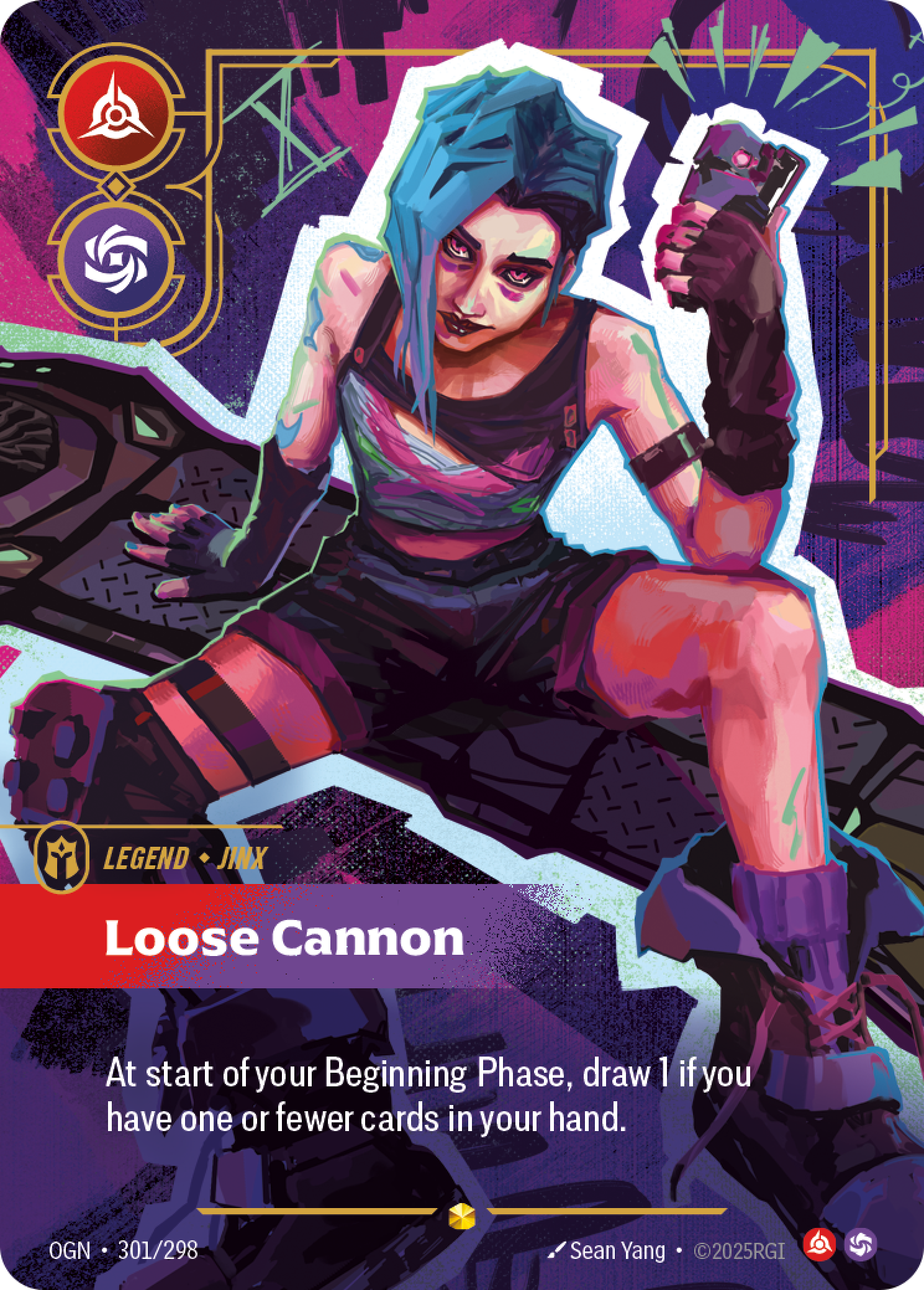 Loose Cannon OGN-301 · Alternate Art Foil