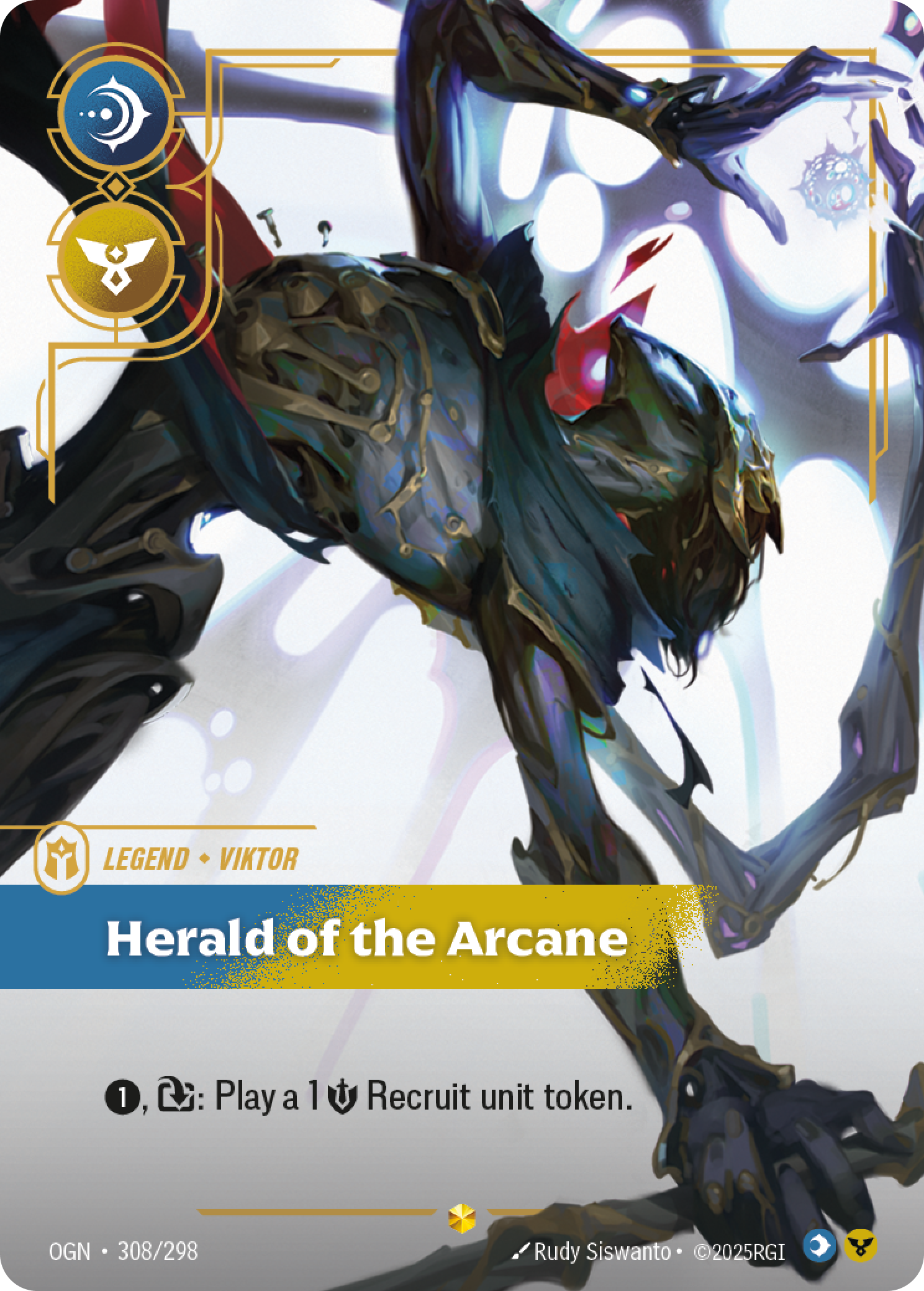 Herald of the Arcane OGN-308/298 Alternate Art Riftbound card