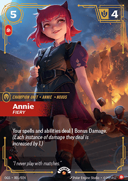 Annie, Fiery OGS-001 · Foil Foil