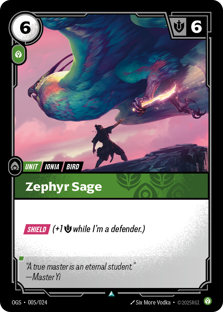 Zephyr Sage OGS-005/024 Normal Riftbound card