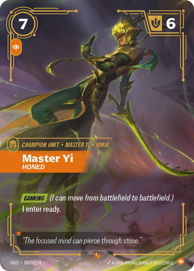 Yi, Honed Riftbound card
