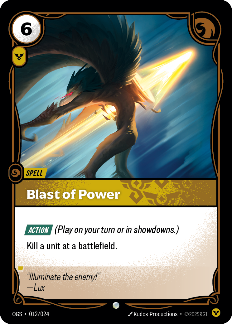 Blast of Power OGS-012 · Normal