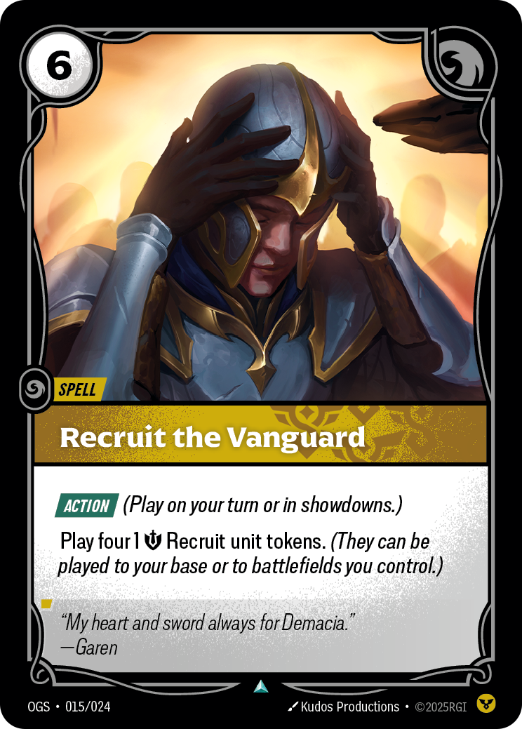 Recruit the Vanguard Riftbound card