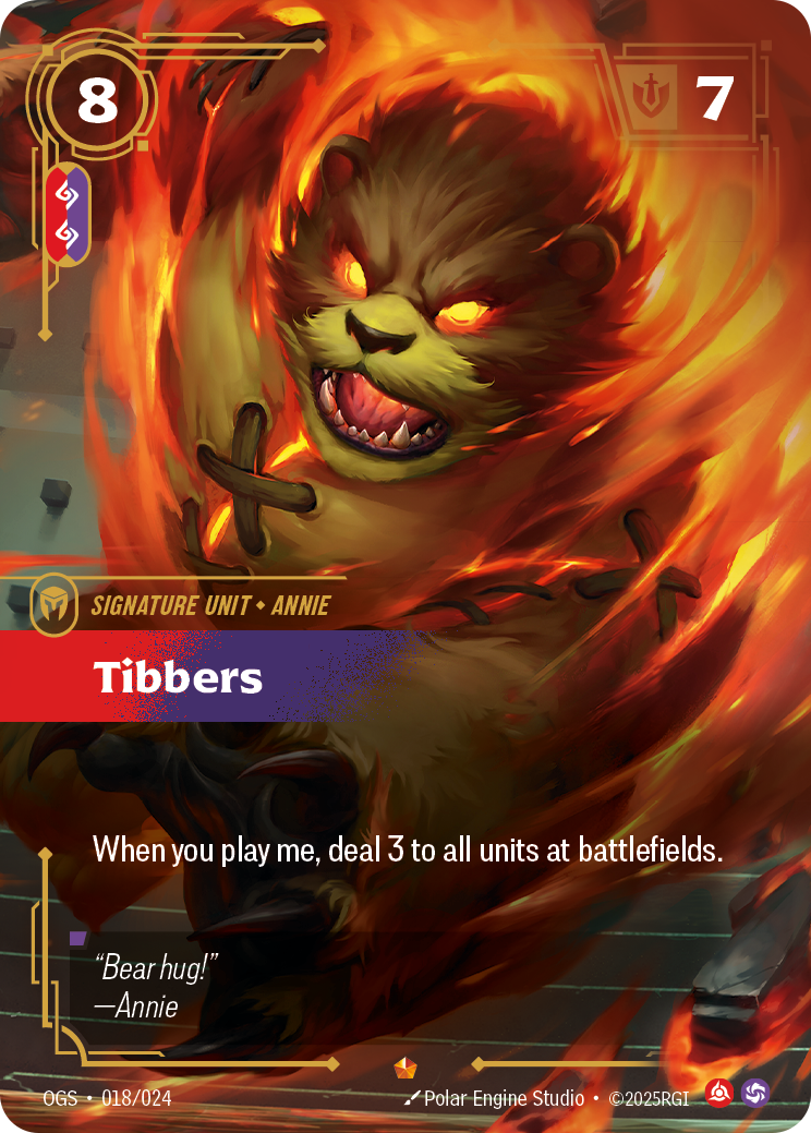 Tibbers OGS-018/024 Normal Riftbound card