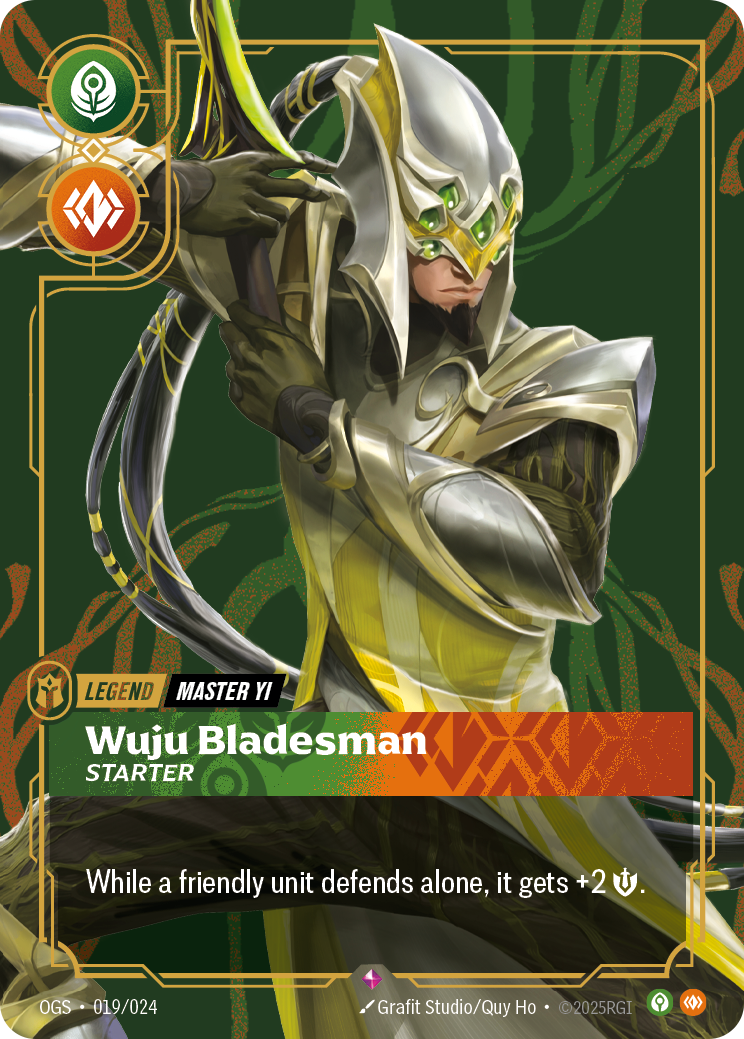 Wuju Bladesman - Starter OGS-019/024 Normal Riftbound card