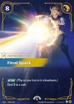 Final Spark OGS-022-NN Foil Riftbound card
