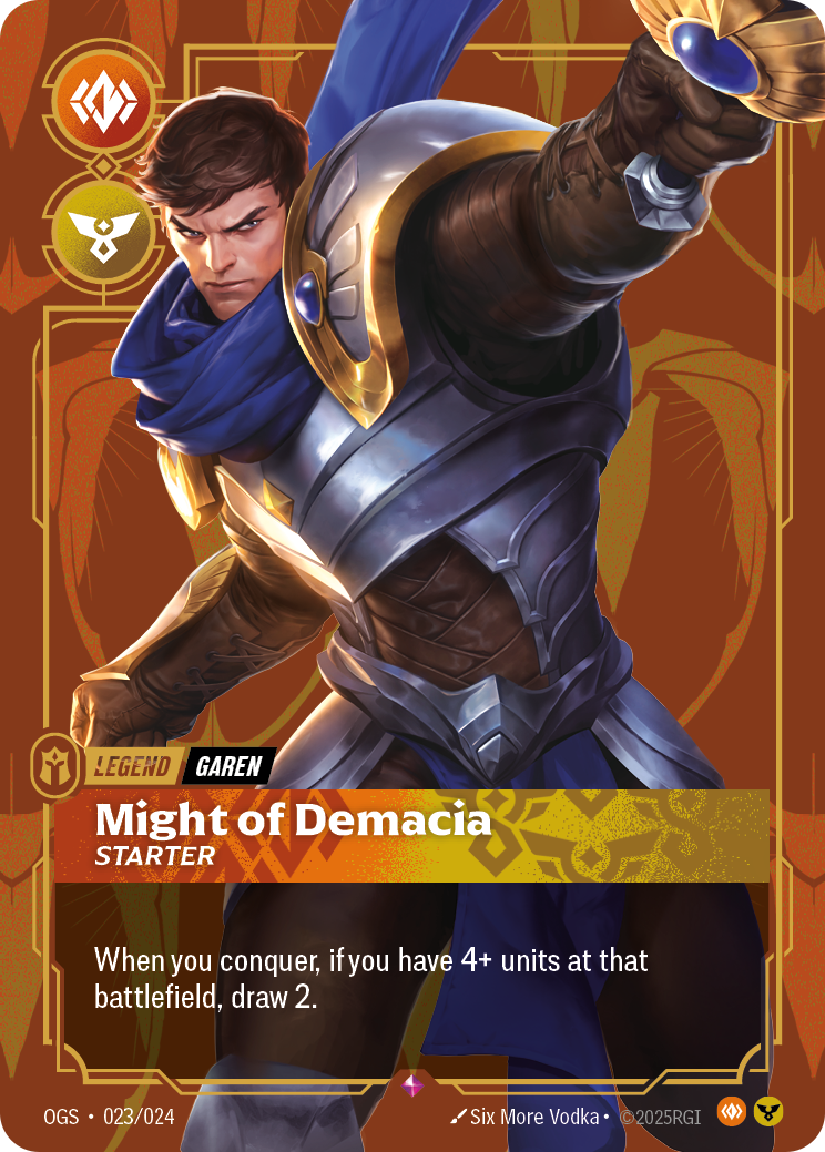 Might of Demacia - Starter OGS-023/024 Normal Riftbound card