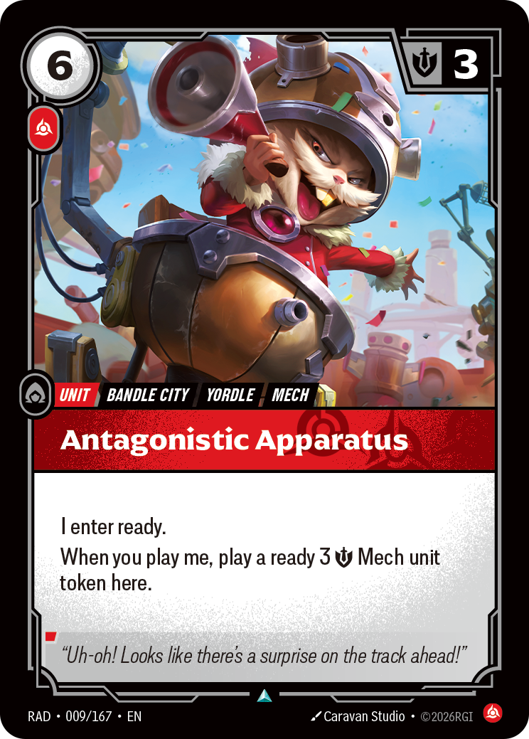 Antagonistic Apparatus RAD-009/167 Normal Riftbound card