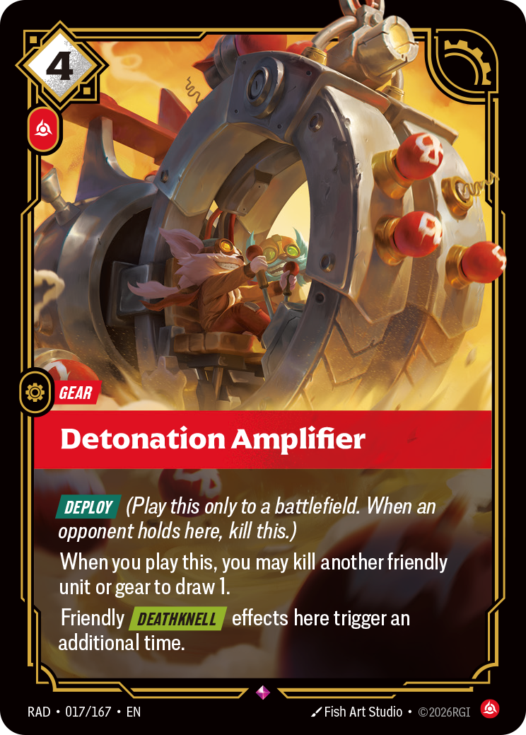 Detonation Amplifier RAD-017/167 Normal Riftbound card