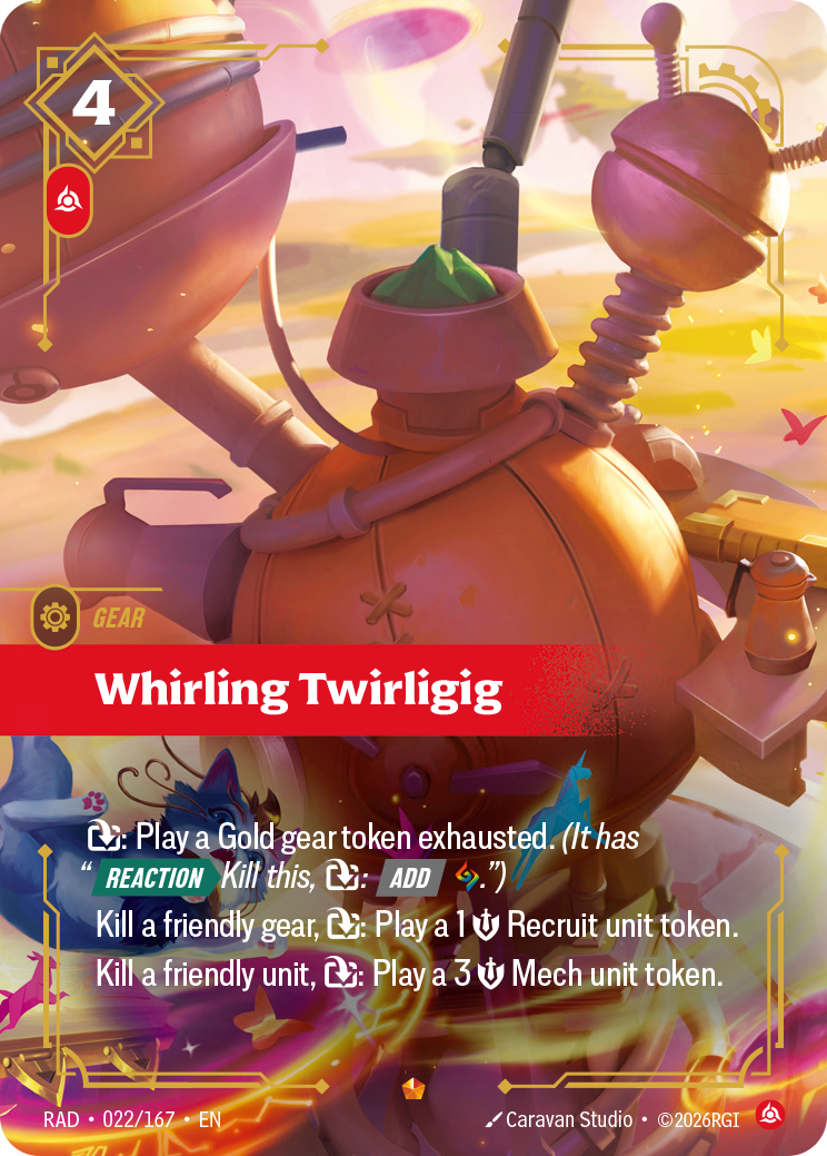 Whirling Twirligig RAD-022/167 Normal Riftbound card