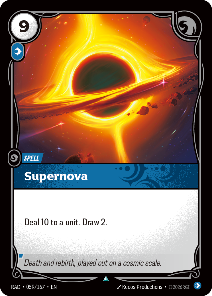 Supernova RAD-059/167 Normal Riftbound card