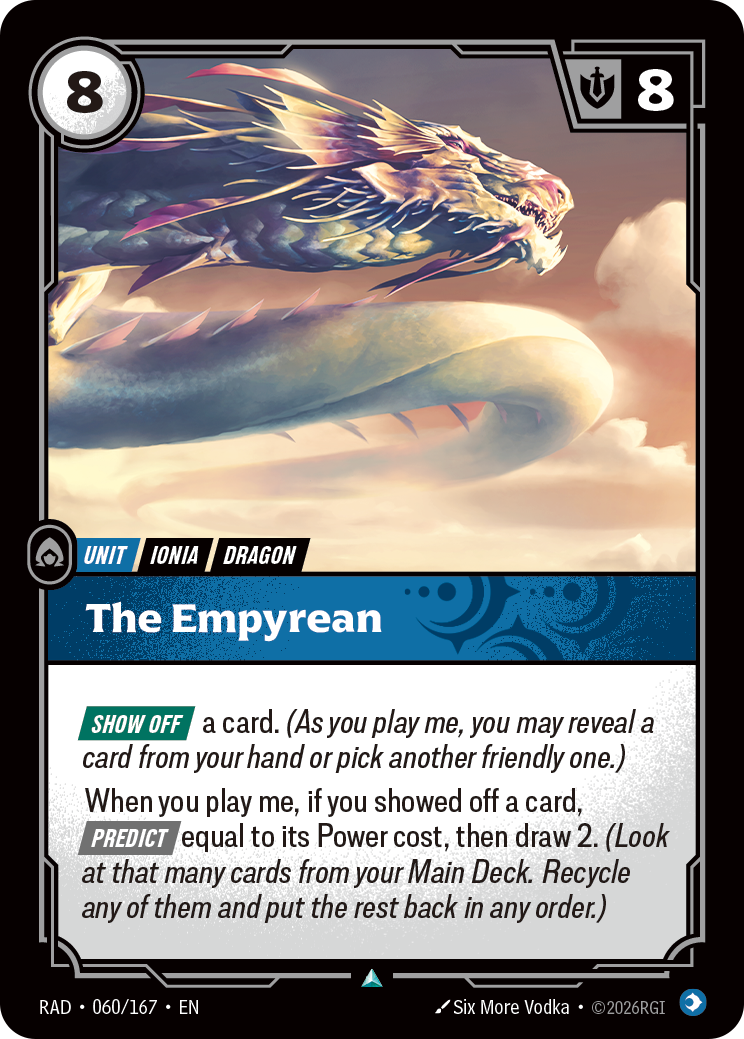 The Empyrean RAD-060/167 Normal Riftbound card