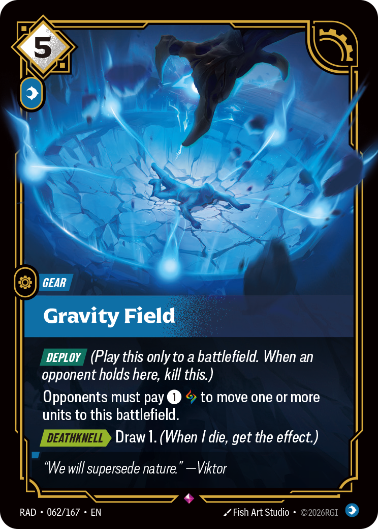 Gravity Field RAD-062/167 Normal Riftbound card
