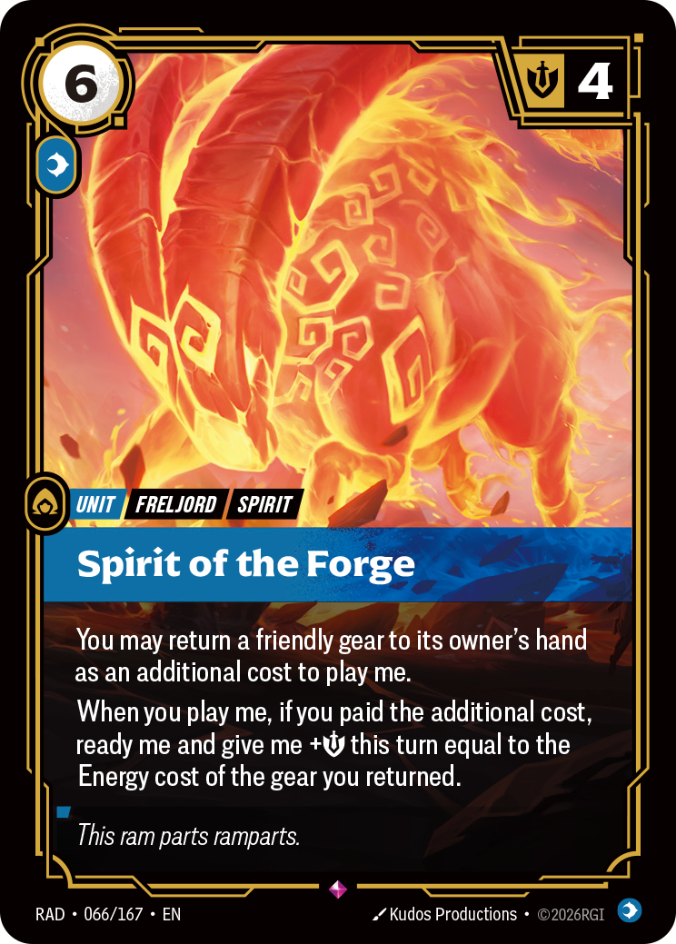 Spirit of the Forge RAD-066/167 Normal Riftbound card