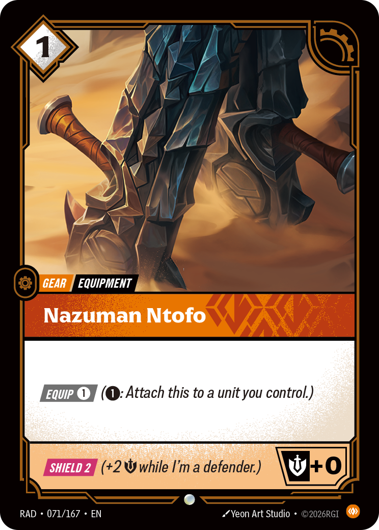 Nazuman Ntofo RAD-071/167 Normal Riftbound card
