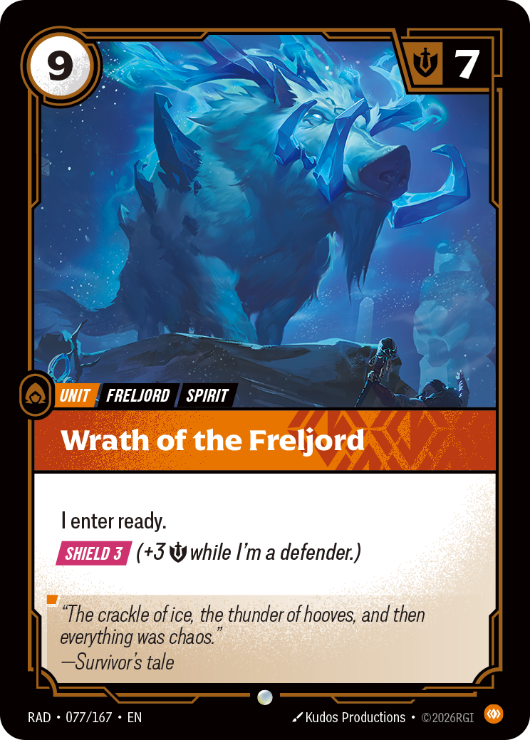 Wrath of the Freljord RAD-077/167 Normal Riftbound card