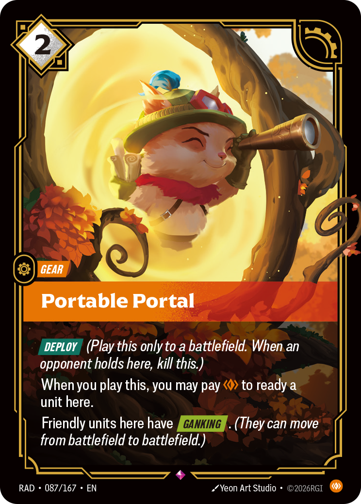 Portable Portal RAD-087/167 Normal Riftbound card