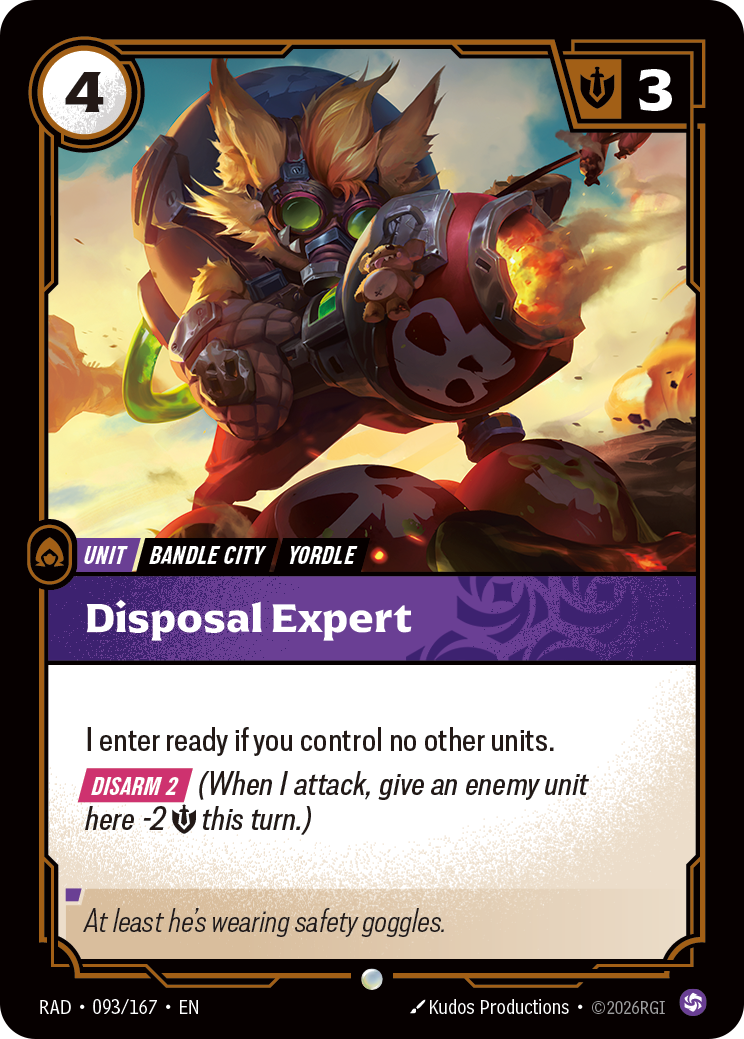 Disposal Expert RAD-093/167 Normal Riftbound card