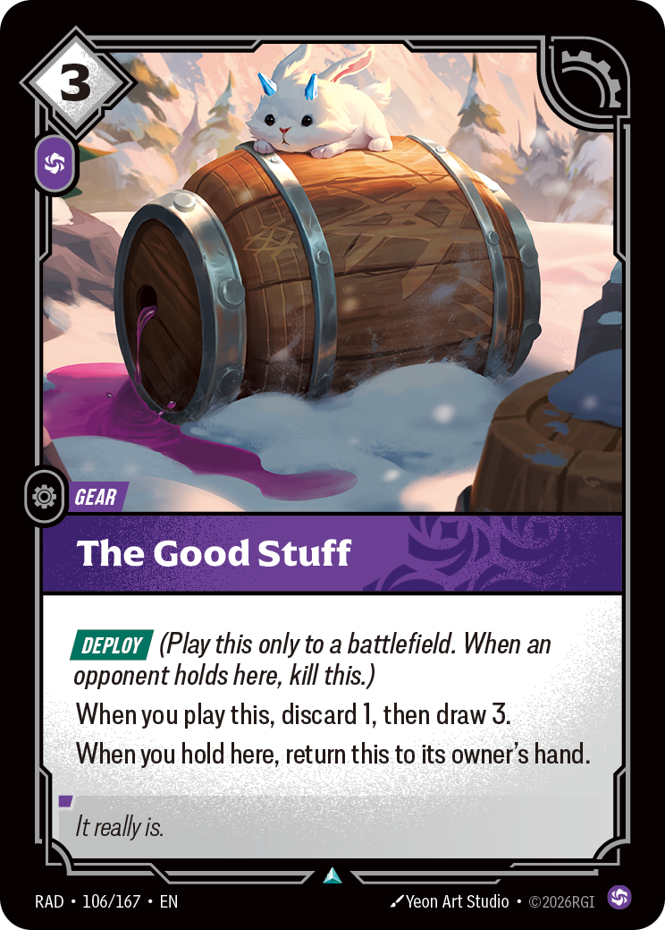 The Good Stuff RAD-106/167 Normal Riftbound card