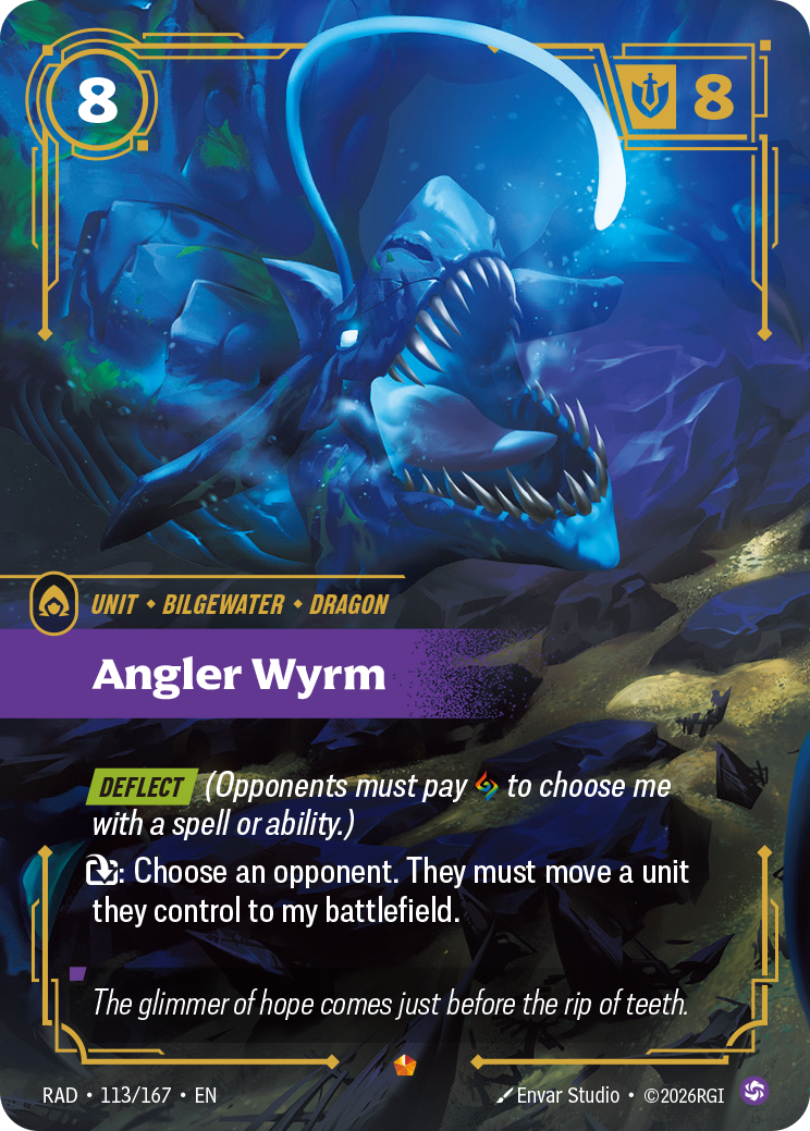 Angler Wyrm RAD-113/167 Normal Riftbound card