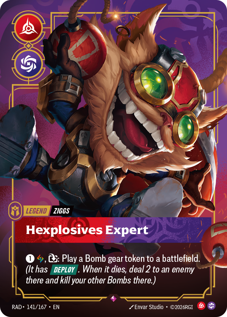Hexplosives Expert RAD-141/167 Normal Riftbound card