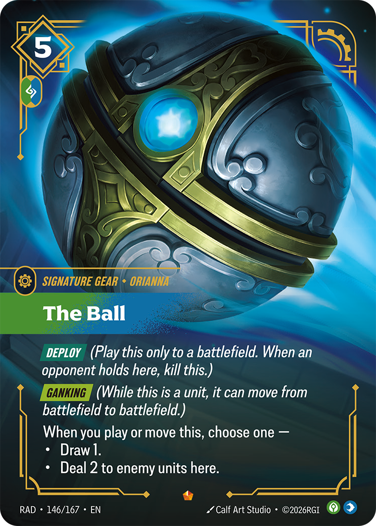 The Ball RAD-146/167 Normal Riftbound card