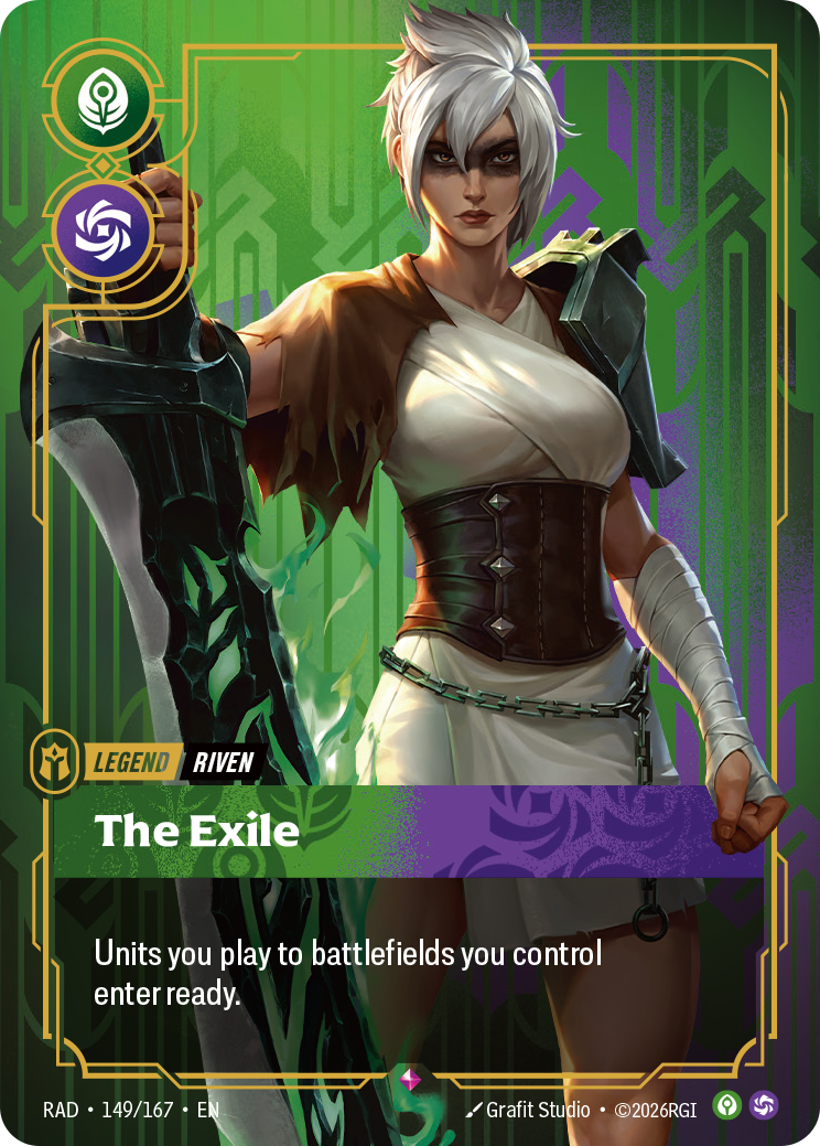 The Exile RAD-149/167 Normal Riftbound card