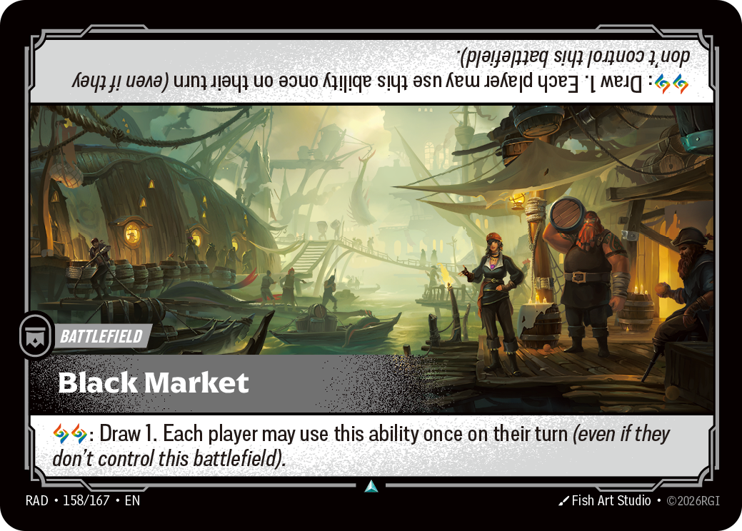 Black Market RAD-158/167 Normal Riftbound card