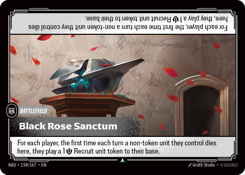 Black Rose Sanctum RAD-159/167 Normal Riftbound card