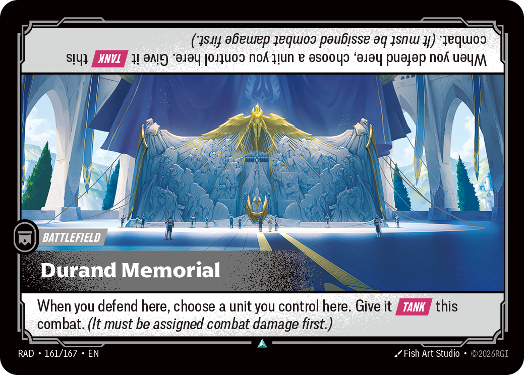 Durand Memorial RAD-161/167 Normal Riftbound card