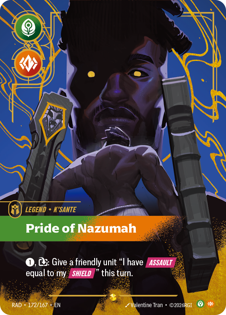 Pride of Nazumah RAD-172/167 Alternate Art Riftbound card