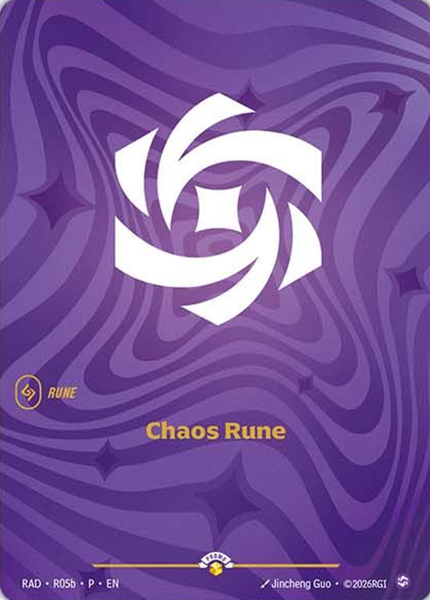 Chaos Rune RAD-R05b-P Foil Riftbound card