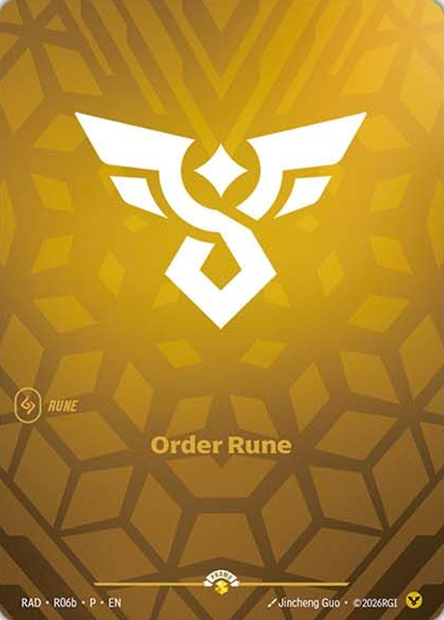 Order Rune RAD-R06b-P Foil Riftbound card