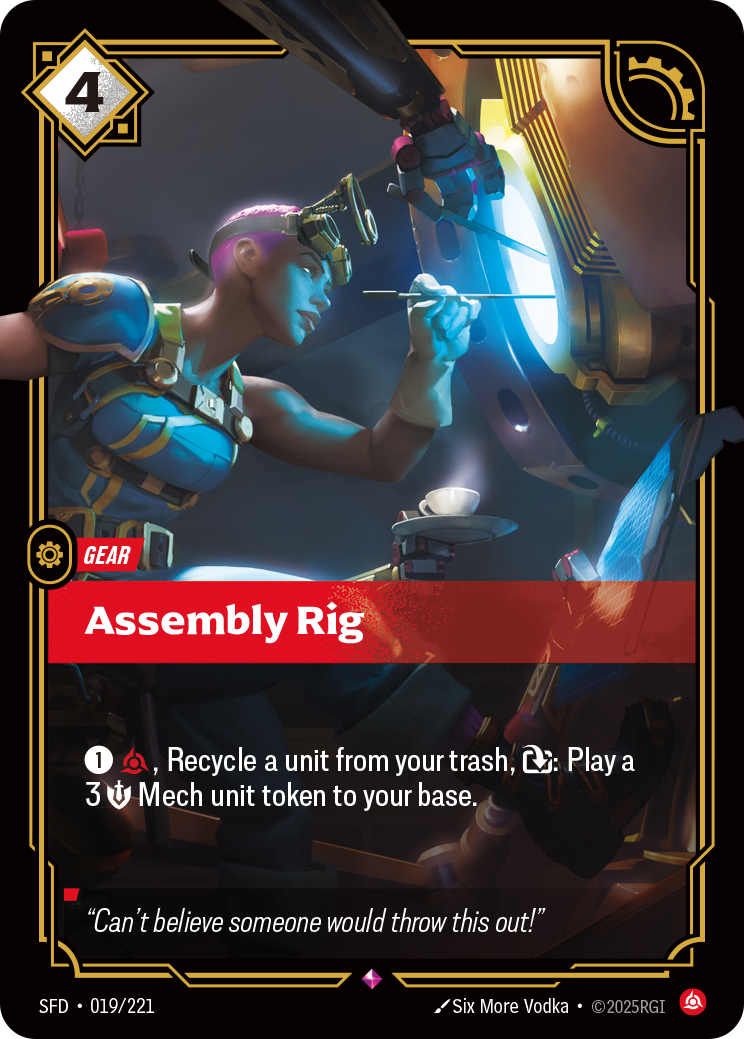 Assembly Rig SFD-019/221 Normal Riftbound card