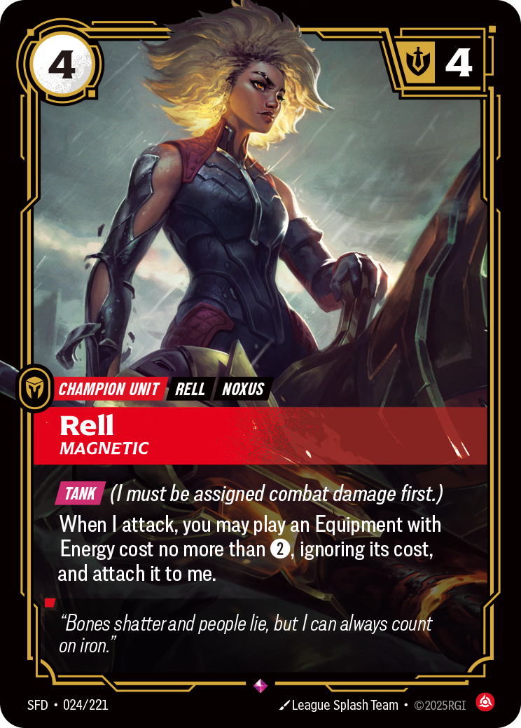 Rell, Magnetic SFD-024/221 Normal Riftbound card