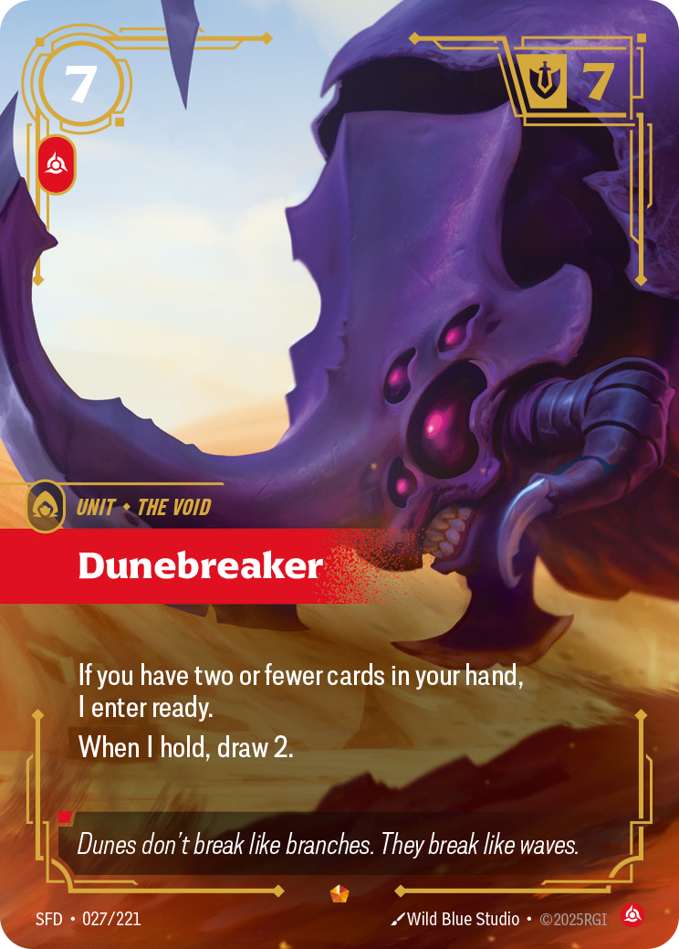 Dunebreaker SFD-027/221 Normal Riftbound card