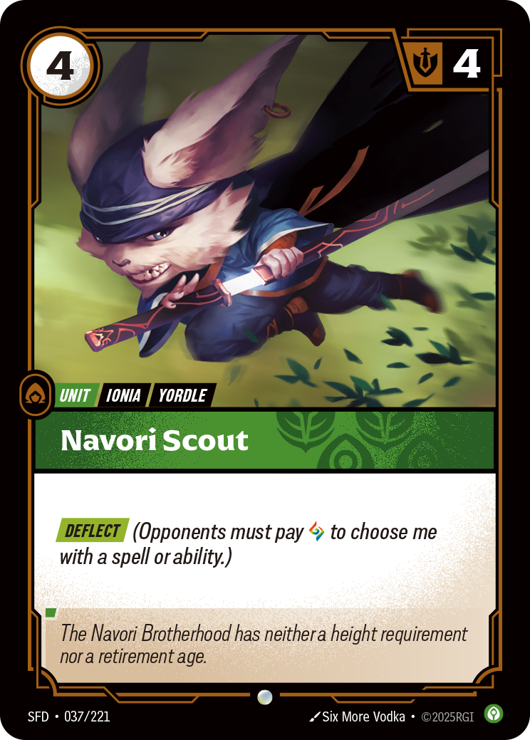 Navori Scout SFD-037/221 Normal Riftbound card