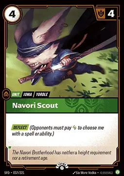 Navori Scout SFD-037-NN Foil Riftbound card
