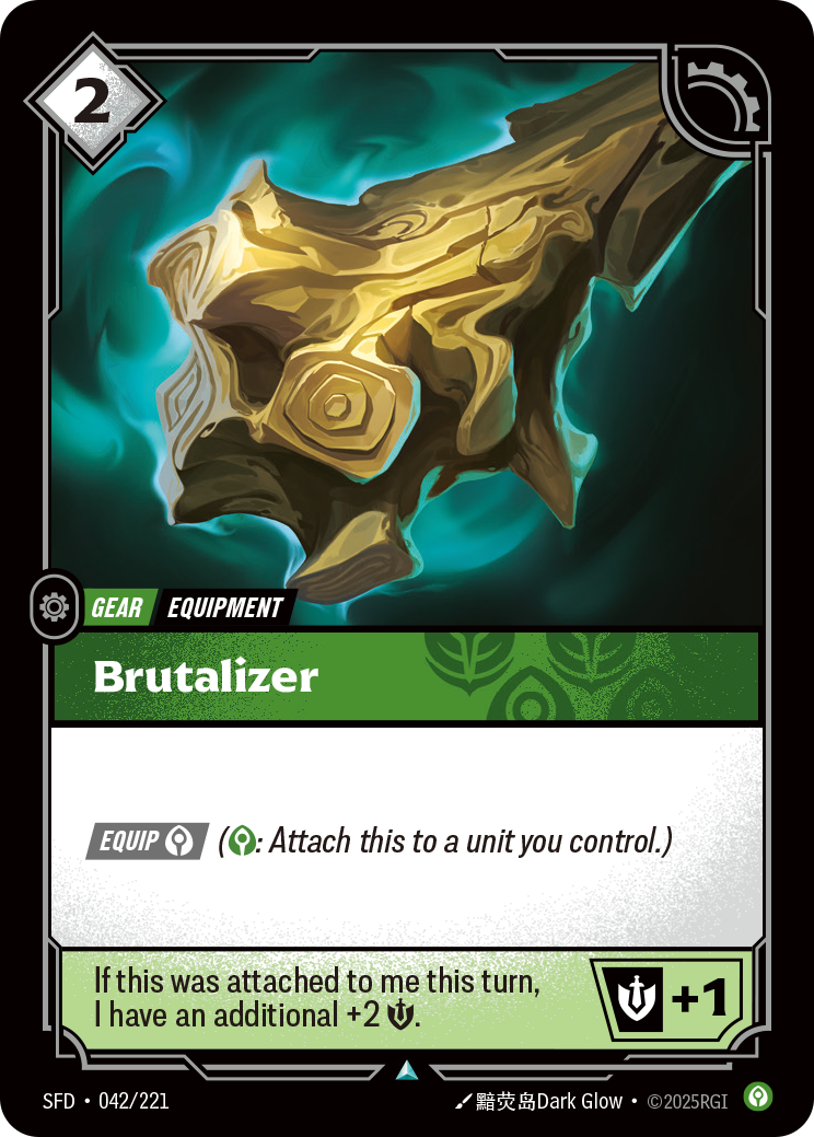 Brutalizer SFD-042/221 Normal Riftbound card