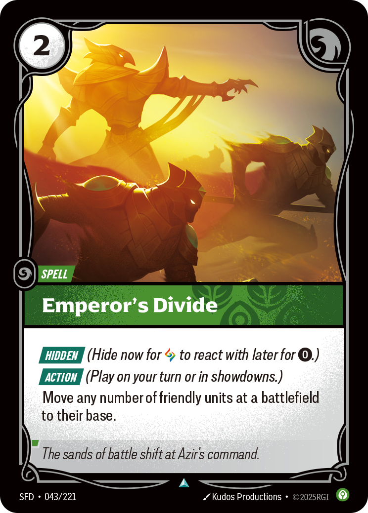 Emperor's Divide SFD-043/221 Normal Riftbound card