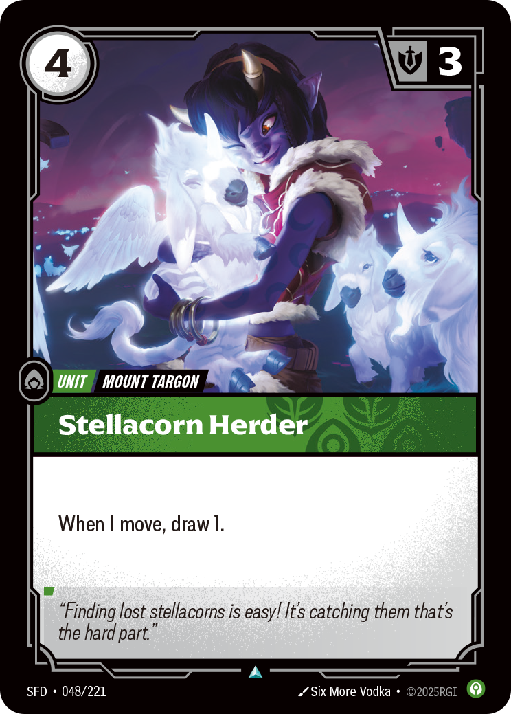 Stellacorn Herder SFD-048/221 Normal Riftbound card