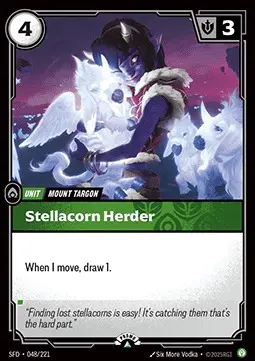 Stellacorn Herder SFD-048-NN Foil Riftbound card