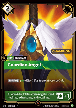 Guardian Angel SFD-051/221-P-CP Normal Riftbound card