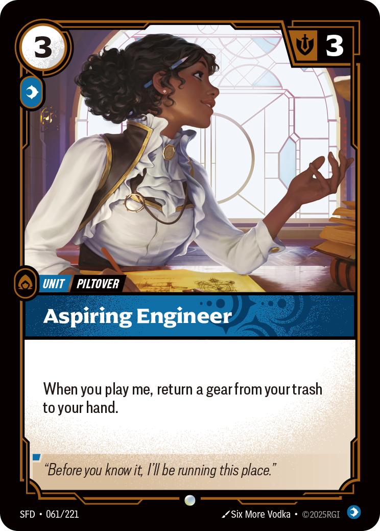 Aspiring Engineer SFD-061/221 Normal Riftbound card