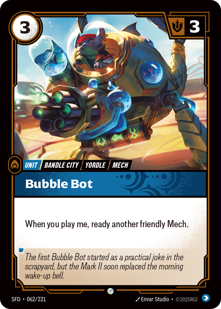 Bubble Bot SFD-062/221 Normal Riftbound card