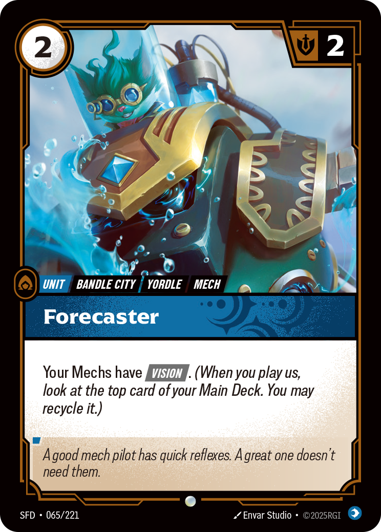 Forecaster SFD-065/221 Normal Riftbound card