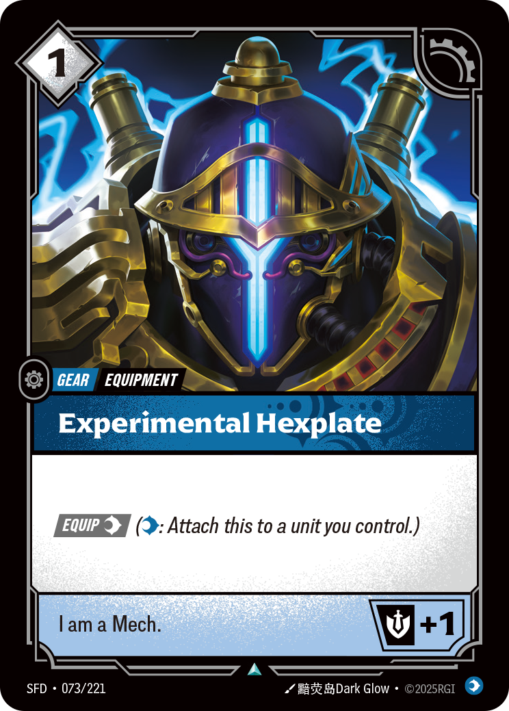 Experimental Hexplate SFD-073/221 Normal Riftbound card