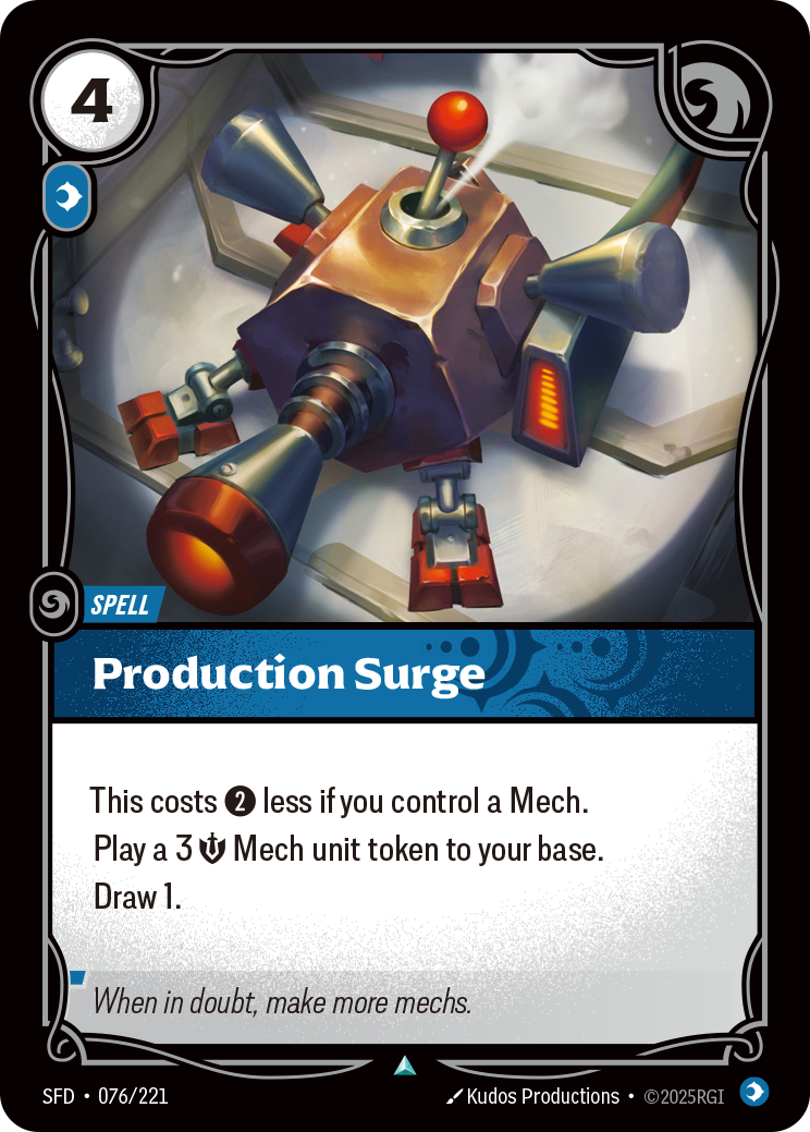 Production Surge SFD-076/221 Normal Riftbound card